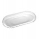 Travessa Oval 29,5cm Por 14,5cm Pearl Em Cristal Ecológico Wolff